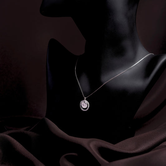 Ripple Circle Necklace