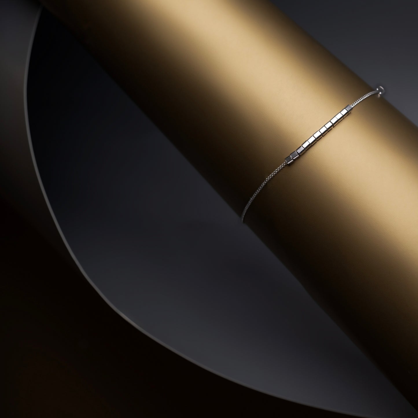 Linear Cube Bracelet