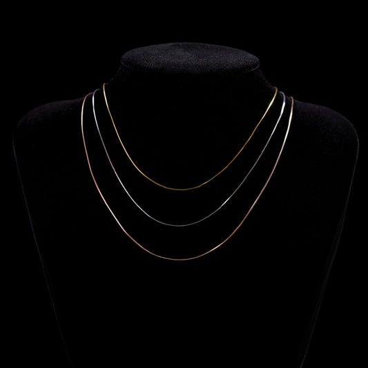 Silk Snake Chain Necklace